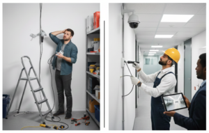 Why Professional CCTV Installation Outperforms DIY Solutions for Business